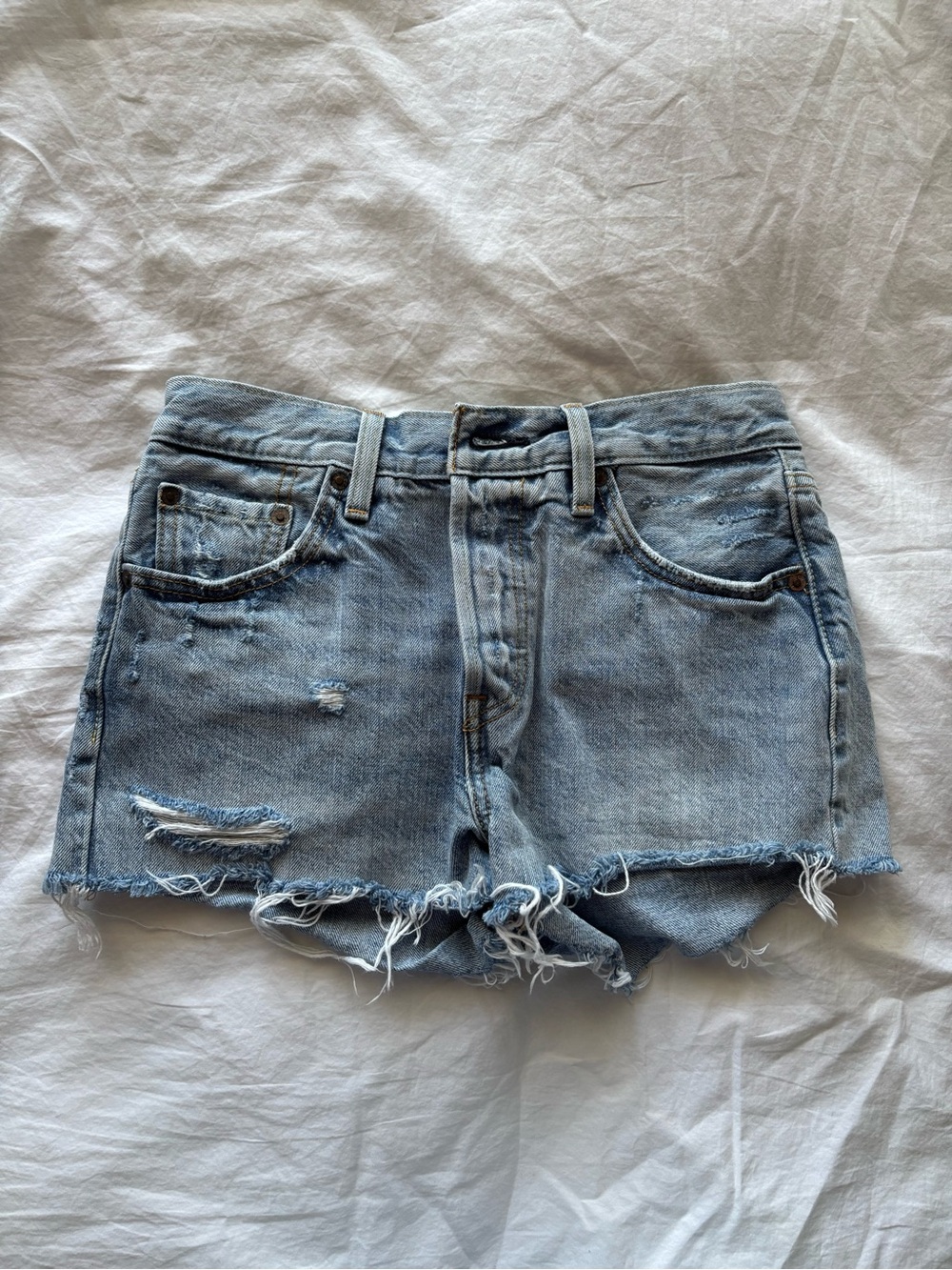 Levi’s 501 Cutoff Denim Shorts Size 25